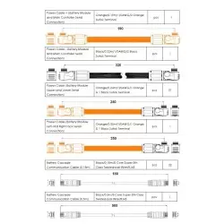 Kit cables Pylontech bms baterias alto voltaje - Wsolar.Shop