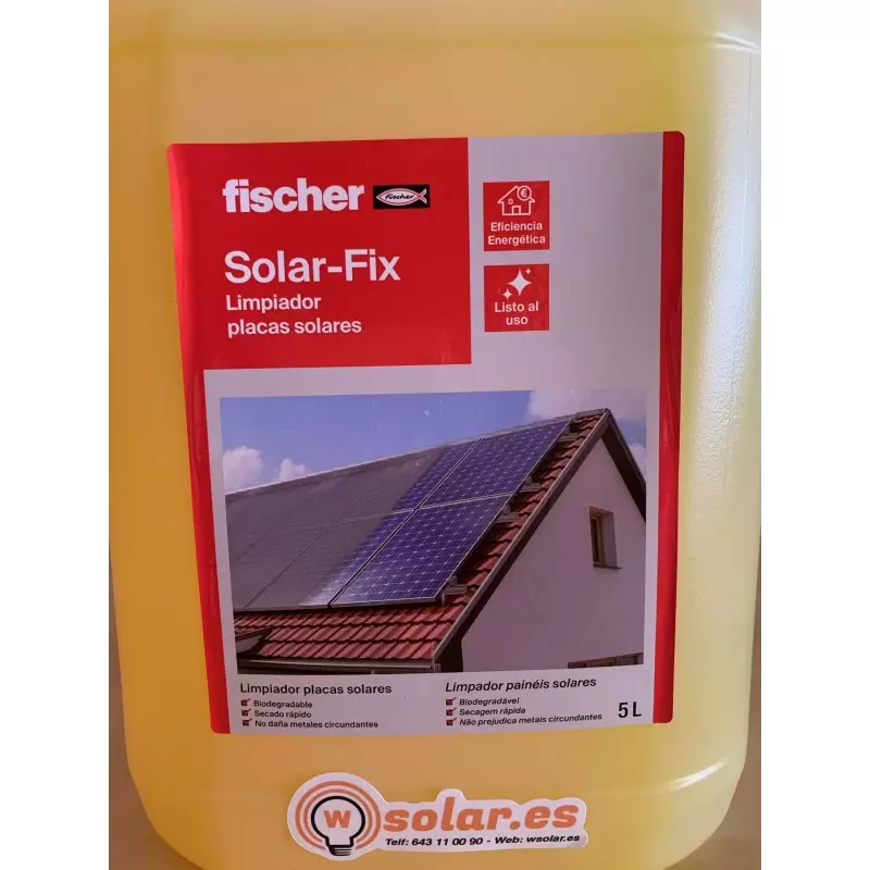 Limpiador placas solares Fisher Solar-Fix