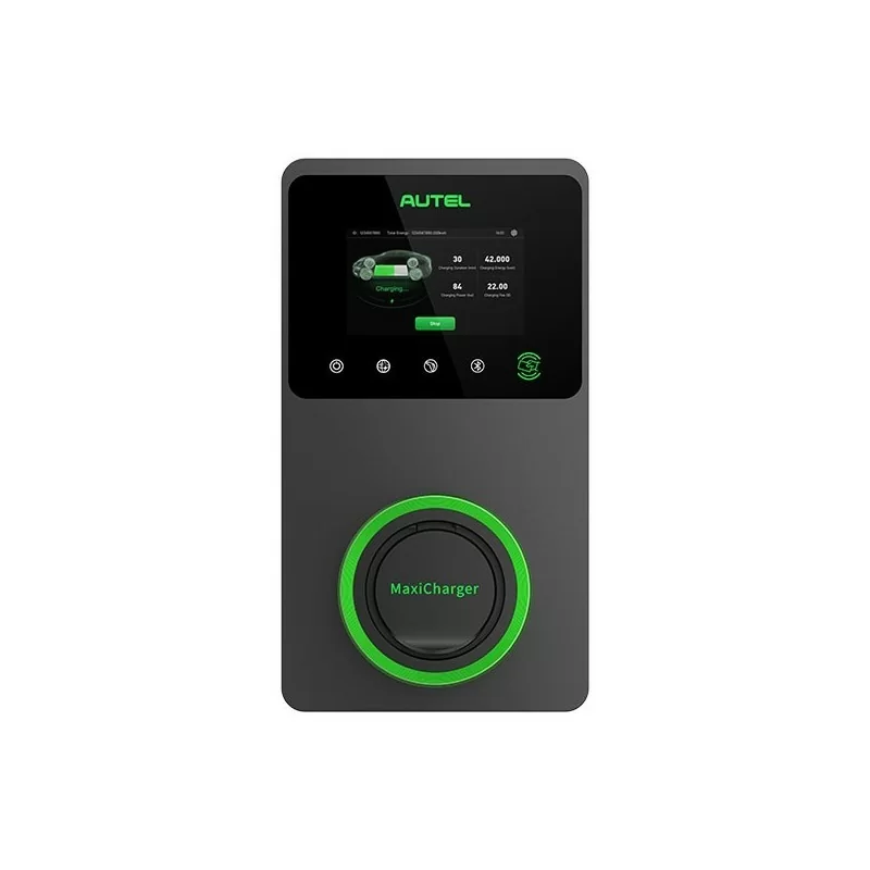 Autel MaxiCharger AC 22kW 32A Prise 4G LCD Triphasé - Wsolar.Shop