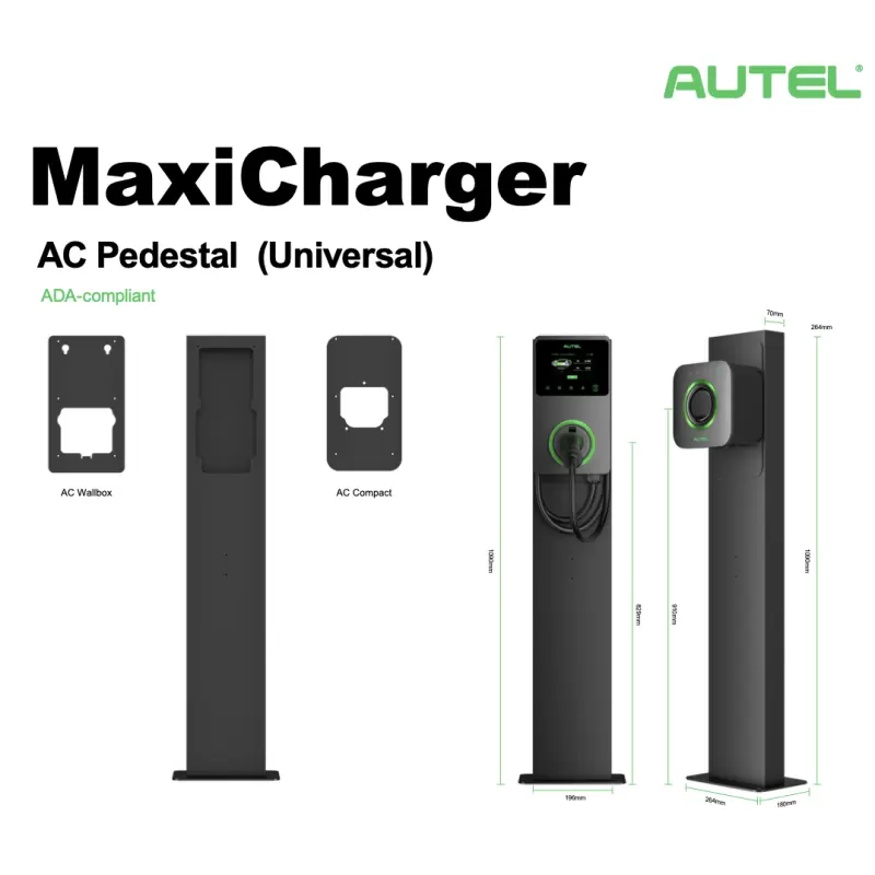 Autel Socle Simple pour Maxicharger et Compact - Wsolar.Shop
