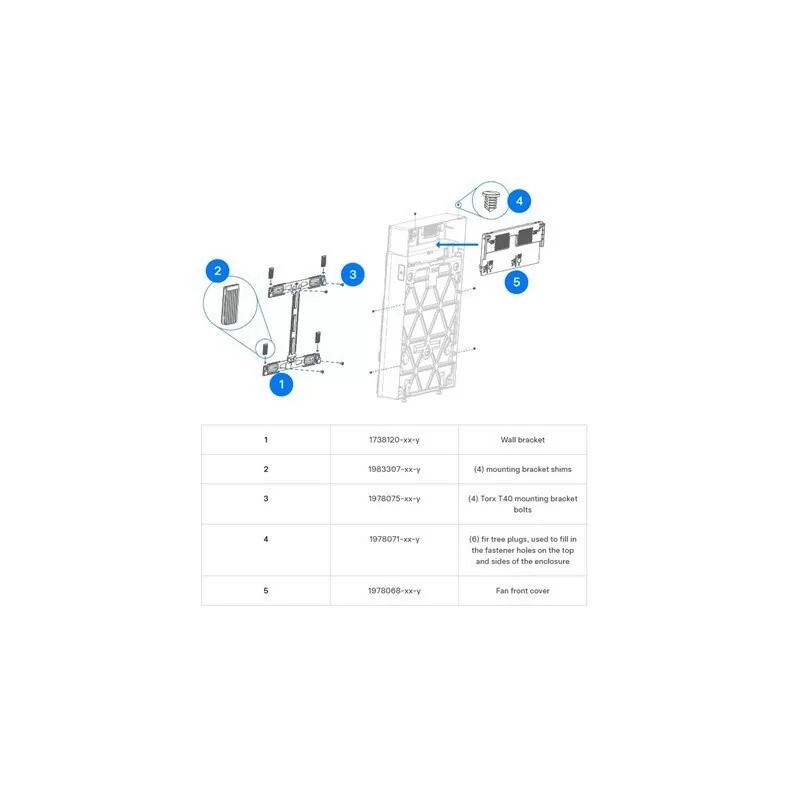 Kit de empilhamento Tesla para módulo de expansão Powerwall 3 - Wsolar.Shop
