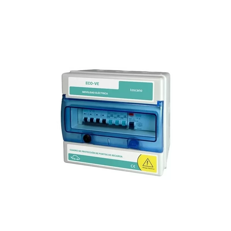 Toscaanse oplader voor elektrische auto's 40A - Driefasig - Wsolar.Shop