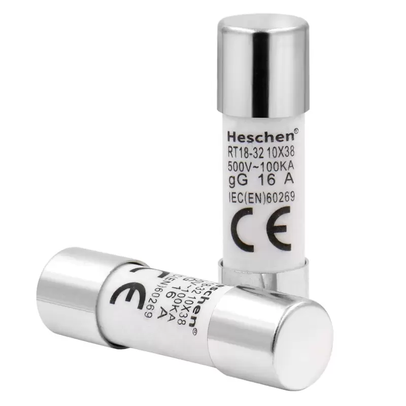 Heschen RT18-32 ceramic cylindrical fuse - Wsolar.Shop