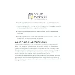 Acumulador de calor solar ecombi ECO20