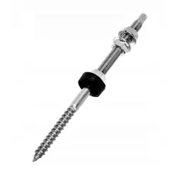 Tornillos con junta de goma y tuercas - Wsolar.Shop